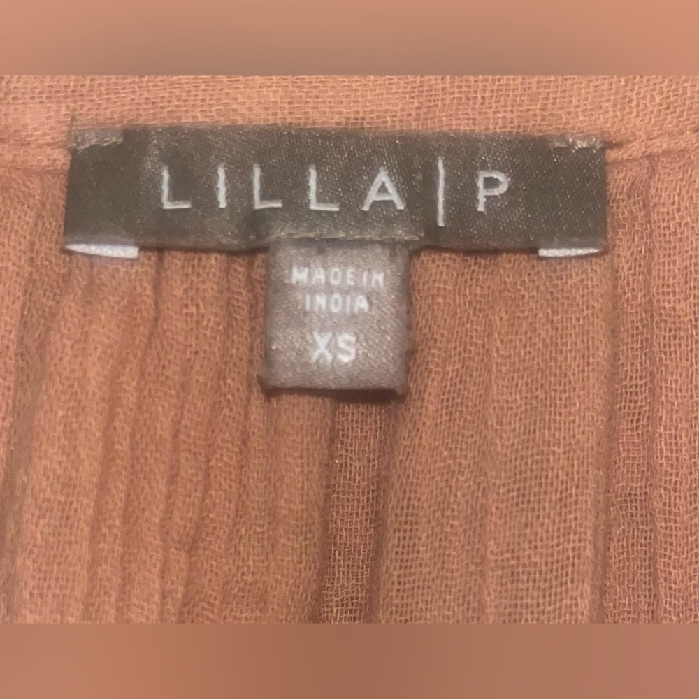 Lilla P Dress Pockets XS-S Long Tunic Style SO Soft w/Belt Versatile 100% Cotton - Picture 2 of 15